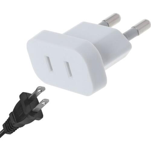 Power Plug Converter Travel Adapter US to EU Europe High Power