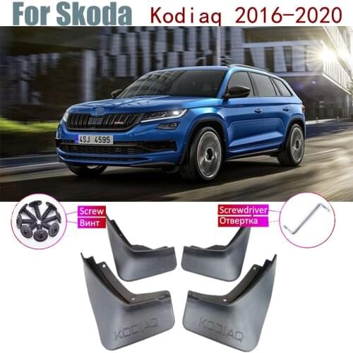 Over Fender Mud Flaps Guard Splash Flap Mudguard Car Mudflap Fender For Skoda Kodiaq Accessories NS7 2016-2020 2018 2019
