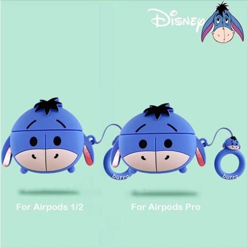 Disney 3D Pooh Airpods Pro Protective Case Pooh Eeyore Piglet Tigger Protective Case for Airpods 2 Air pods 1