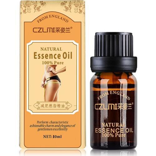 Lady Slimming Fat Reduce Essential Oil Thin Waist Weight Loss Massage Shaping Legs Lose With CEYLON 10ml