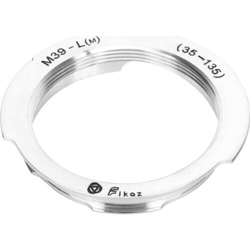 Fikaz M39-L(M) Lens Adapter Ring for M39 Mount 35mm 135mm Lenses to for Leica M Mount Camera Adapter Ring