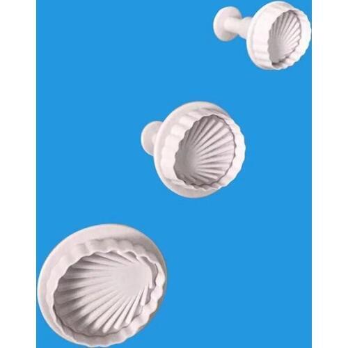 Shell Mould Fondant Ice Cube Mould Pudding Candy Soap Candle Molds Baking Cake Decoration Tool