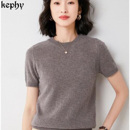 Kephy Women's Knitted T-shirts