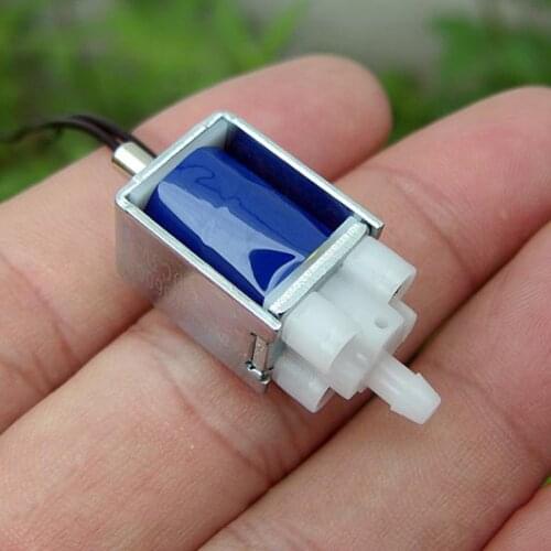 DC 3V-5V Small Mini Electric DC Solenoid Valve Normally Open Air Gas Flow Control Valve for Sphygmomanometer Blood Monitor