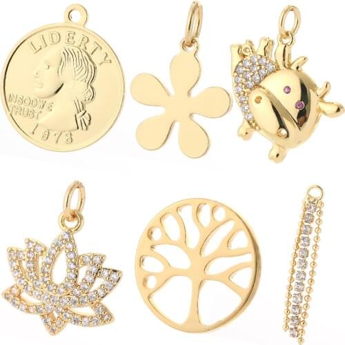 Beetle and Flowers Cute Diy Pendant Charms for Jewelry Making Supplies Eaerrings Necklace Bracelet Dangle Designer Charms Resin