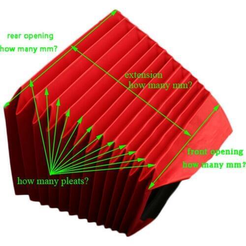 Custom Made Bellows Vintage Folding Camera Zeiss Ikon for Kodak Retina Agfa Ensignpressure rifle