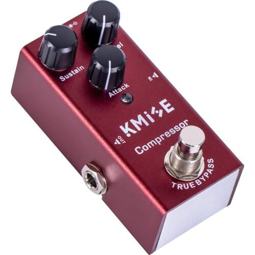 Kmise Guitar Effect Pedal Compressor DC 9V Single Mini Phaser for Electric Guitars