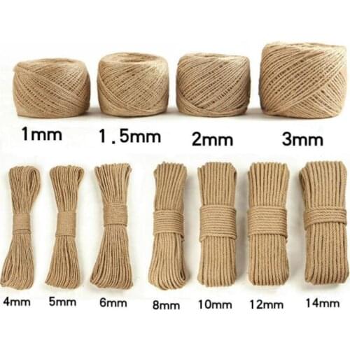 5mm*100m/PCS Polypropylene rope color black and white 5mm thick hammock DIY rope gift box portable backpack bunched mouth