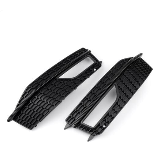 Topteng For Audi A4 S-line S4 2013 2014 2015 Bumper Fog Light Lamp Cover Grille Grill 8K0807682M 8K0807681L Car Parts