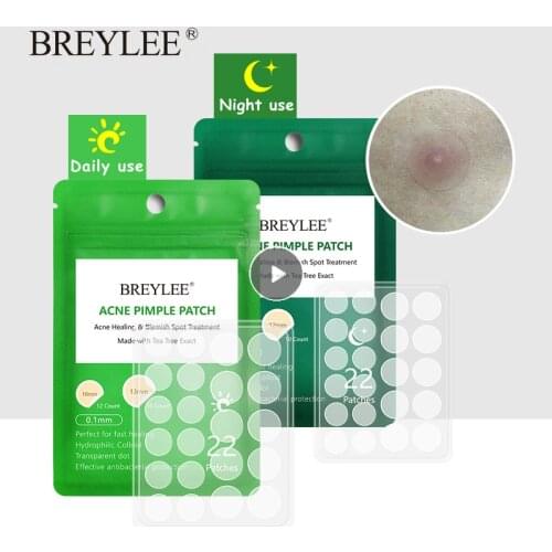BREYLEE Acne Pimple Patch Day Night Use Mask Skin Care Acne Treatment Stickers Serum Face Acne Cream Essence Sheet Facial Care