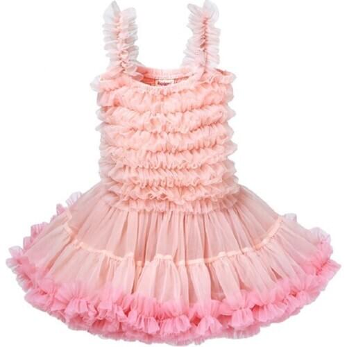 Princess Baby Girls Dress Summer Children Girl Clothing Toddler Girl Tutu Dresses For Birthday Party Kids Ruffle Dresses