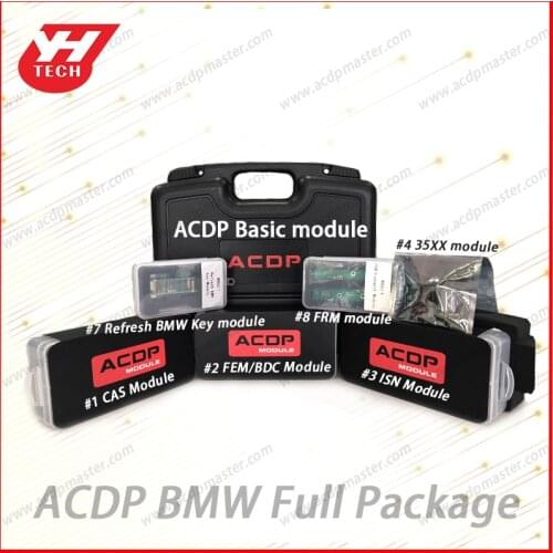 Yanhua Mini ACDP Full Package for B M W Incude CAS/ FEM BDC /ISN/ 35xx / Key refresh /FRM /EGS module