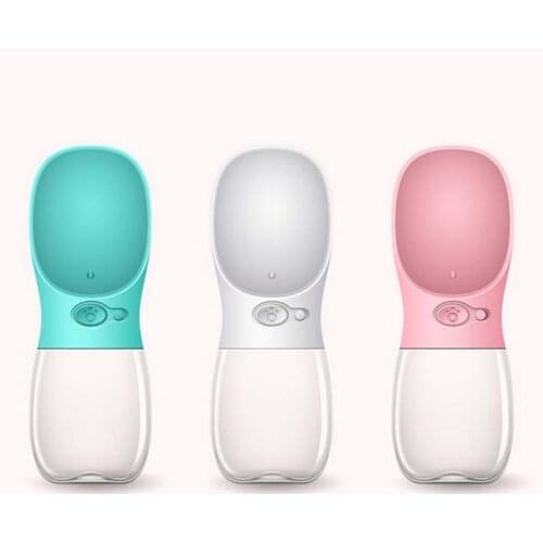 350/550ML Portable Pet Dog Water Bottle Small Medium Leakproof Kettle For Outdoor Dogs And Cats Drinking Bowl Pet Supplies