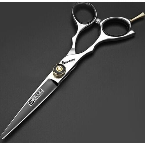 Left Hand Professional Hairdressing Scissors 5.5 Inch Flat Scissors, Anti-slip, Wear-resistant and Rust