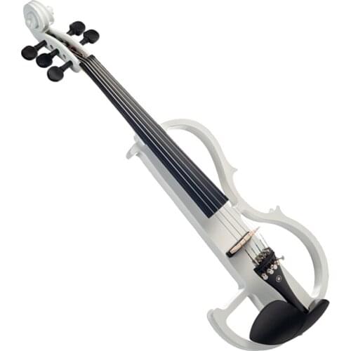 4/4 Violin 5 String Electric Violin Full Size Maple Wooden Violin Parts Sweet Sound for Beginner, Music Lover And Violinist