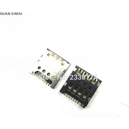 QiAN SiMAi For ZTE z7mini nx507j New sim card slot Socket Card Tray Repair Parts + Free shipping