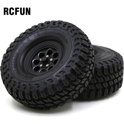 RC Car Heavier Metal Alloy 1.9 Inch Beadlock Wheel Rim for 1:10 RC Crawler Axial SCX10 & SCX10 II 90046 90047 AXI03007 D90 TF2