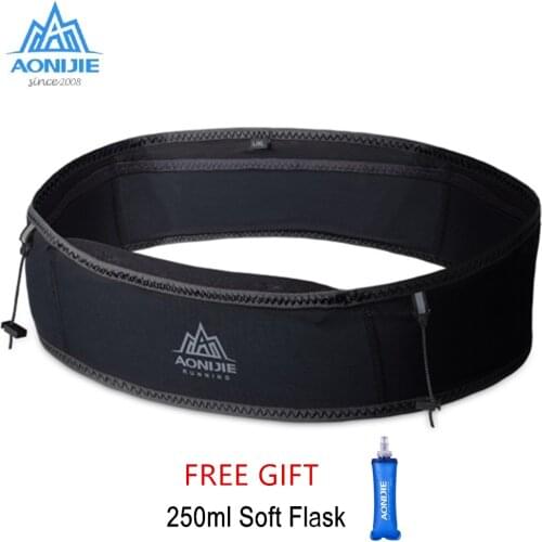AONIJIE W938S Trail Running Waist Belt Bag Men Women Gym Sports Fitness Invisible Fanny Pack Phone Holder Marathon Race Gear