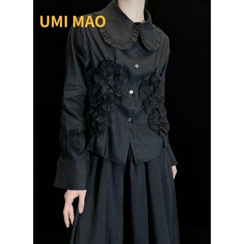 Женские льняные рубашки UMI MAO China At AliExpress