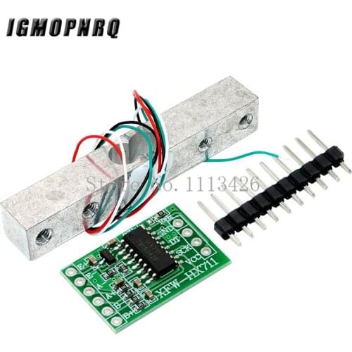 Load Cell 1KG 5KG 10KG 20KG HX711 AD Module Weight Sensor Electronic Scale Aluminum Alloy Weighing Pressure Sensor