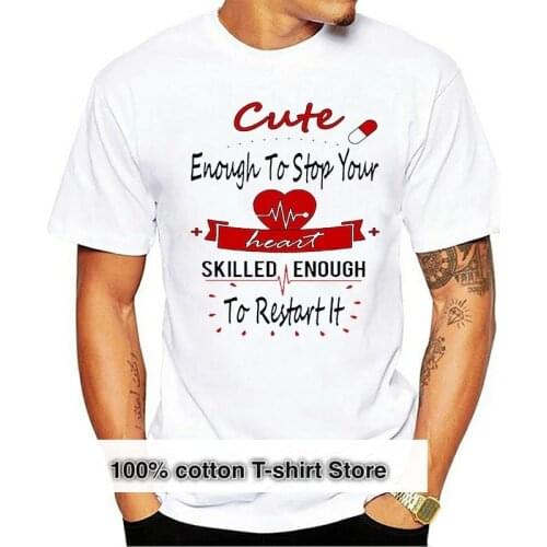 Funny Cute Nurse Emt Valentines Day T-Shirt Tee - Nursing Rn College Humor 2019 Newest Cotton Cool Design 3D Fitted T Shirts