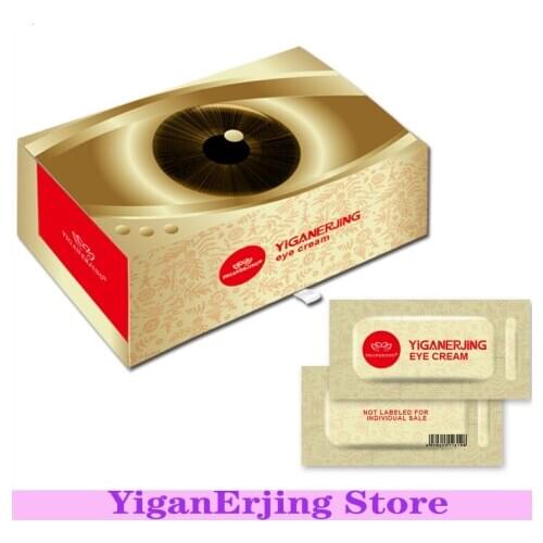 1box=50pcs Original YIGANERJING Anti Aging Eye Cream Anti Wrinkle Serum Instantly Puffiness Remove Cream For Women Hot Sale