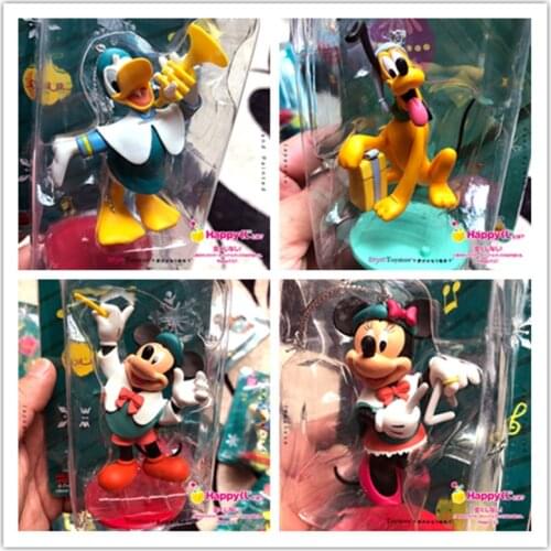 1PCS 4-9CM Boxed 2019 Japan Christmas collection hand-made ornament pendant Mickey Minnie Donald Pluto