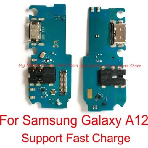 10 PCS Top Quality USB Charging Dock Port Board Flex Cable For Samsung Galaxy A12 A125F 2021 USB Charge Port Repair Parts
