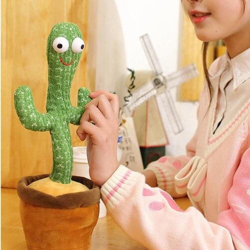 2021 Hot Sale Portable Twisting Music Song Dancing Cactus Toy Room Decoration Holiday Gift Durable Cactus Dancing Toy Funny Toys