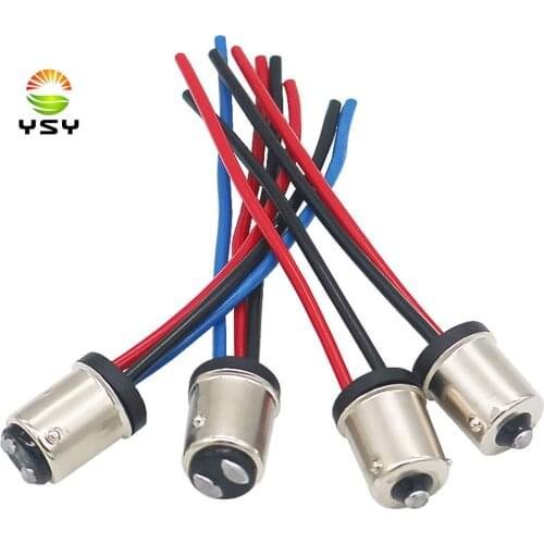 YSY 20Pcs 1156 BA15S 1157 BAY15D Adapter to Dome light Socket Harness Plugs Pin adapter t10 ba9s t4w to connector wire cables
