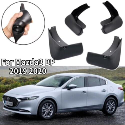 4pcs Mudflaps For Mazda 3 Mazda3 Sedan 2019 2020 Mud Flaps Splash Guards Mudguards Mud Flap Front Rear Fender Car Accessories