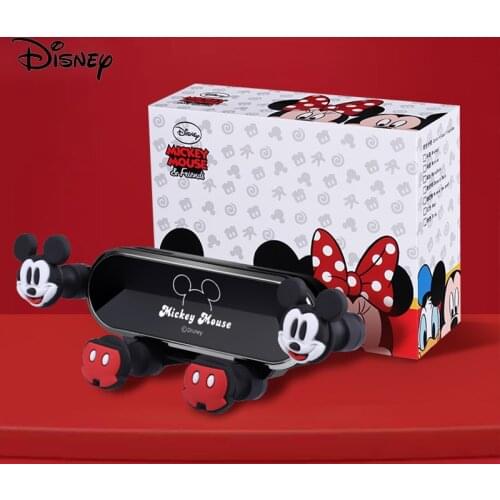 Disney New Style Car Phone Holder Strip Car Air Outlet Mobile Phone Bracket Car Universal Navigation Gravity Holder