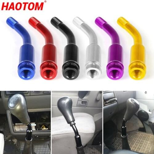 Car Gear Shift Shifter Stick Lever 5 inch Aluminium Alloy Bend Bent Extension For Volkswage T4 T25 1985-2003