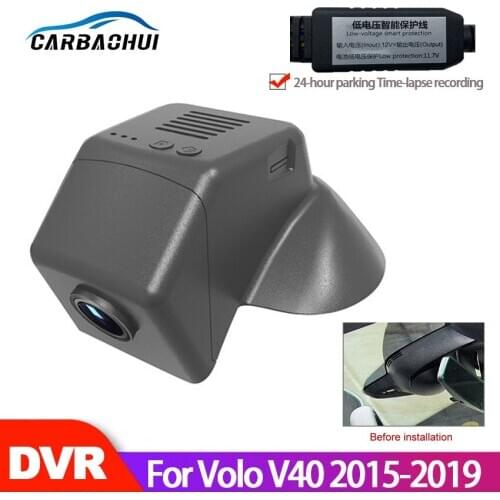 For Volo V40 2015 2016 2017 2018 2019 Car DVR Wifi Video Recorder Dash Cam Camera high quality Night vision full hd +Sony lens