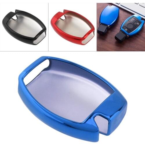 3 Colors TPU Remote Car Key Case Protector Holder Keyless Entry Case for Mercedes Benz A B R G Class GLK GLA W204 W251 W463 W176