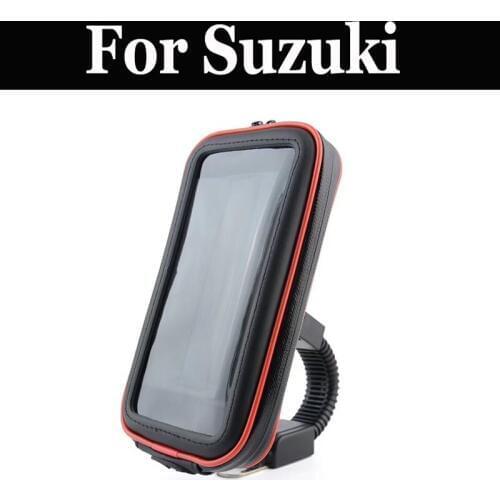 Mtb Road Bike Handlebar Aluminum Alloy Phone Holder Blue For Suzuki Boulevard M109r M50 S40 S50 S83 Burgman 650 Dl650 Crosscage