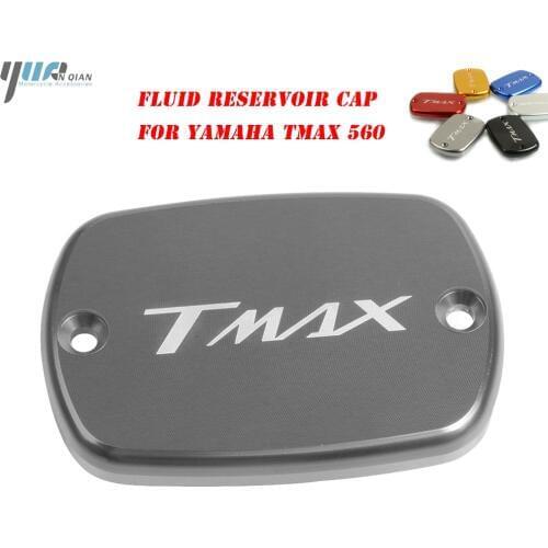 For YAMAHA T-MAX 560 TMAX 560 TMAX T MAX560 2020 CNC Aluminum Motorcycle Fluid Reservoir Cap Motorbike Fluid Oil Reservoir Cover