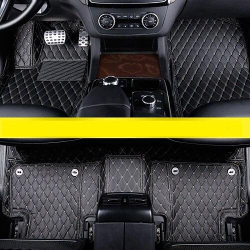 Lsrtw2017 Leather Car Floor Mats for Mercedes Benz E Class E200 E300 E400 W210 W211 W212 1996-2015 2014 2013 Accessories Carpet
