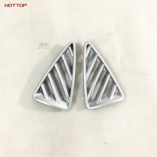 ABS Carbon Panel Vent Cover, 2-Piece Set, Red, Black, Trim, Matte Silver LHD RHD l/r For Mazda 2016 2017 cx3