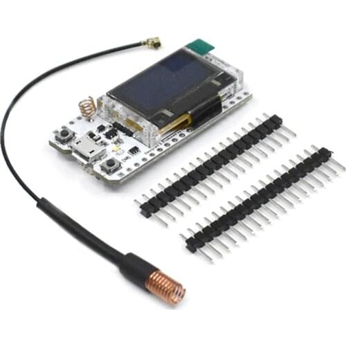 SX1278 ESP32 LoRa 433MHz 0.96 Inch Blue OLED Display Bluetooth WIFI Kit 32 Development Board