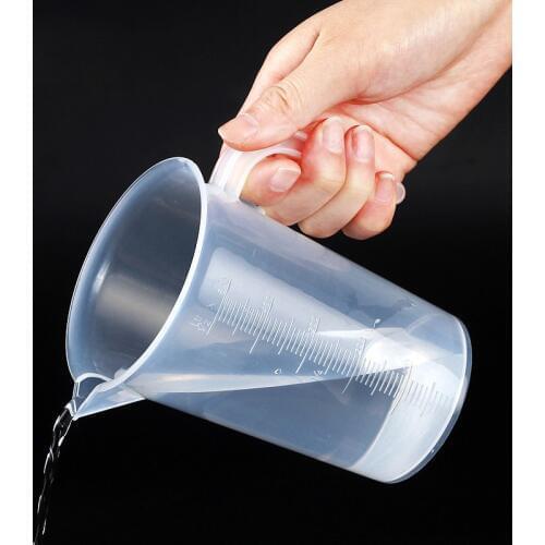 Measuring Cups With Handle And Scale Ware Measurement Tools Transparent Graduated Glass Various Capacity Measured Bottles 1pcs