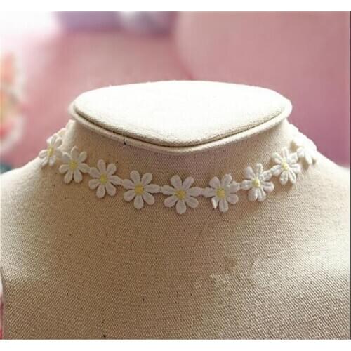 Lolita Cute Daisy Flower necklace bracelet Woman Girls cosplay Accessories B918