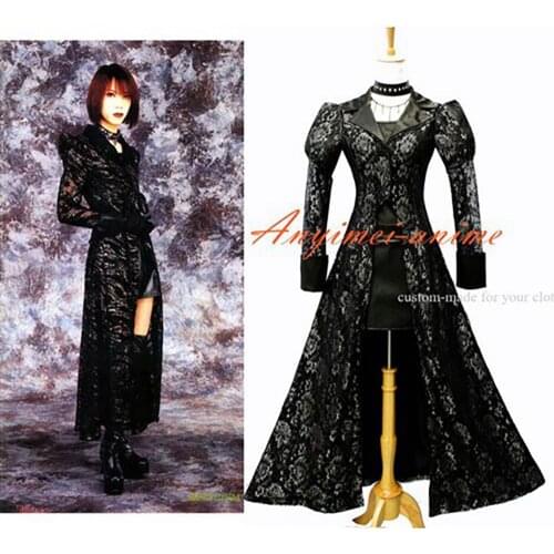 Gothic Lolita Dress Di Ren Grey-shinya Visual Rock Cosplay Costume Custom-made[G590]