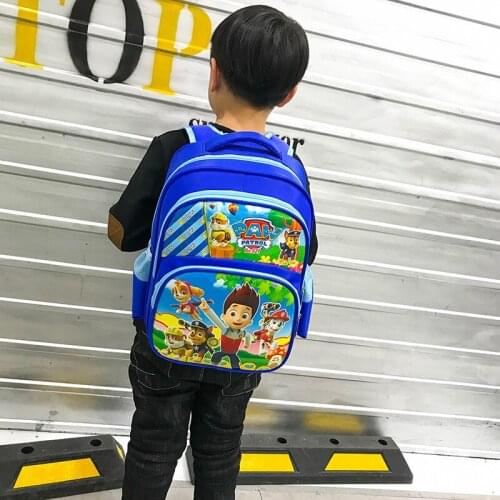 Paw Patrol Cartoon School Backpack In Kindergarten Preschool 3-4-5 Years Old Kawaii Childrens Shoulder Bag Anime Child for Girl