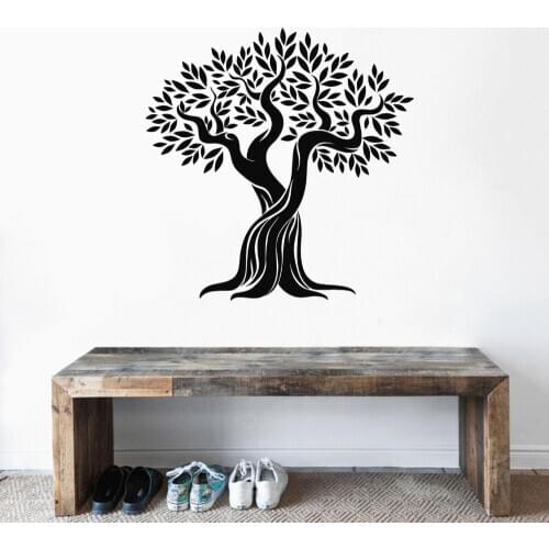 New Olive Tree Design Wall Sticker Decal Design Plants And Trees Sticker Home Kids Bed Room Decoration Removable A002598