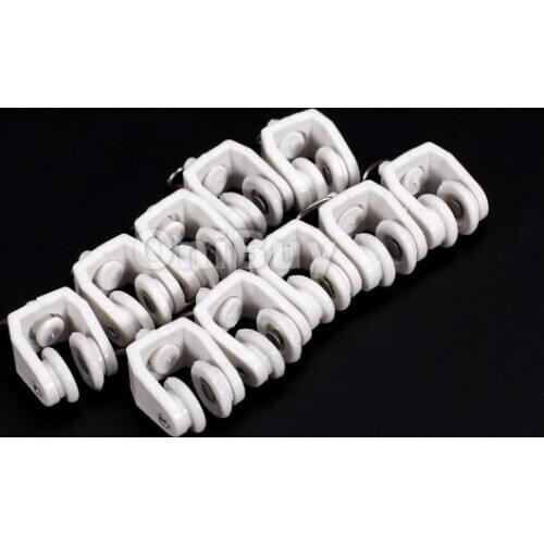 New Hot Sale High Quality 10pcs Plastic Curtain Track Runners Rail Runners with Eyelet