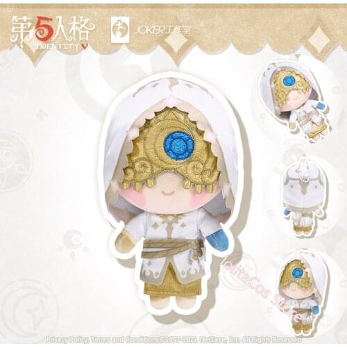 Game Identity V Original Eli Clark Cute Plush Dolls Keychain Bag Pendant Toy Cartoon Keyring Cosplay Fans Xmas Gifts 13x7cm