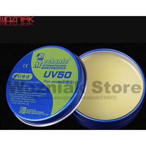 MECHANIC NEW MCN-UV80 No-clean Solder Flux Paste Rosin No-Clean Soldering Iron Welding Fluxes Paste for PCB BGA PGA SMD