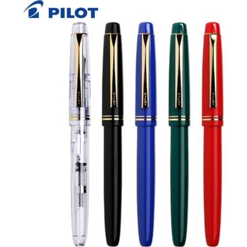 2Pcs PILOT 78G+ Fontain Pen 22K Gold Plated Nib Fountain pen Original or IC-50 INK Cartridges refills 4 colors to choose