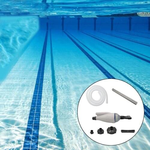 Swimming Pool Hand Held Jet Vacuum Cleaner for Home Pools Vacuum Cleaner Brush with 5M Hose 4 Splicing Rod